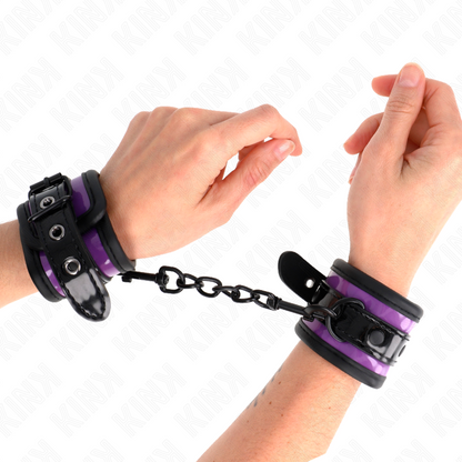 KINK - APPUI-POIGNETS EN NÉOPRÈNE VIOLET CLAIR AJUSTABLE 21-28 CM X 5 CM KINK WRIST RESTRAINT