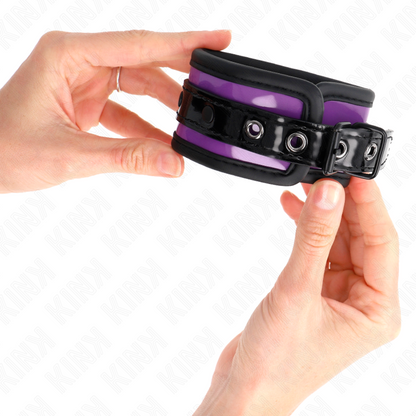 KINK - APPUI-POIGNETS EN NÉOPRÈNE VIOLET CLAIR AJUSTABLE 21-28 CM X 5 CM KINK WRIST RESTRAINT