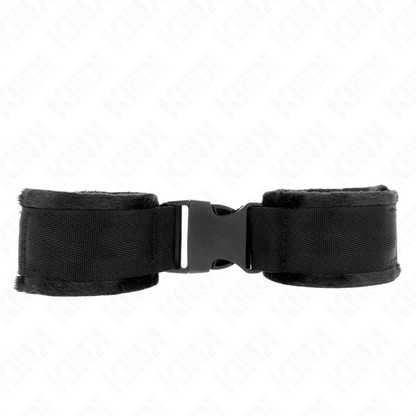 KINK - APPAREILS-POIGNETS À CROCHET ET BOUCLE EN NYLON ROUGE-NOIR MODÈLE 1 AJDUSTABLE 25-35 CM X 6 CM KINK WRIST RESTRAINT