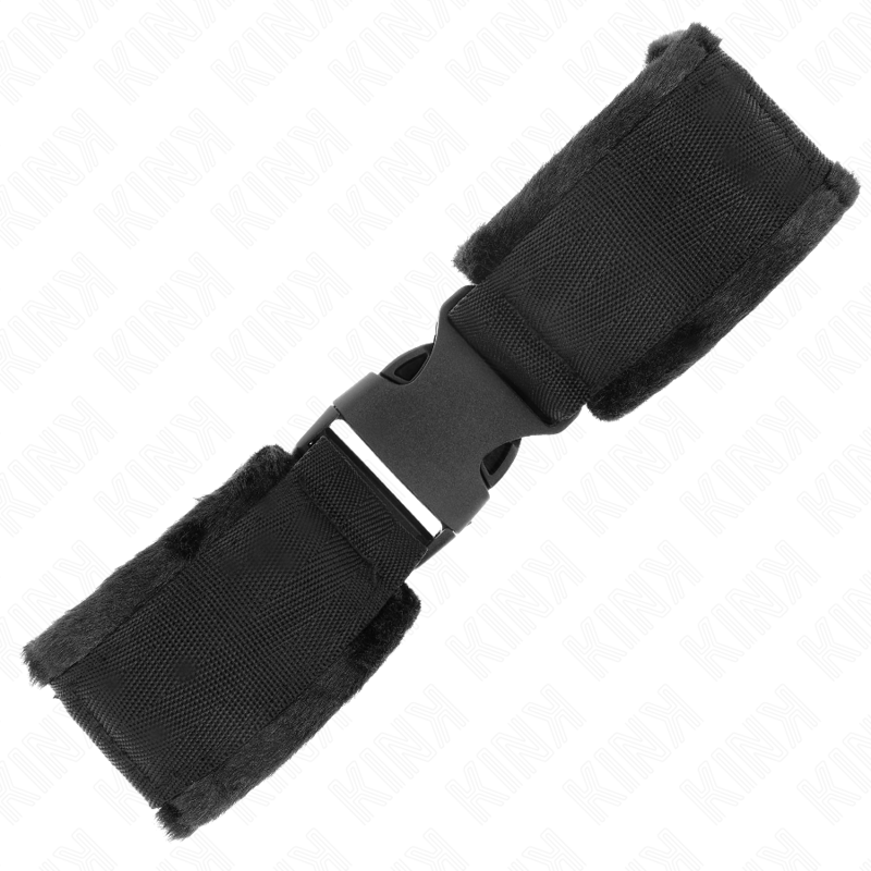 KINK - APPAREILS-POIGNETS À CROCHET ET BOUCLE EN NYLON ROUGE-NOIR MODÈLE 1 AJDUSTABLE 25-35 CM X 6 CM KINK WRIST RESTRAINT