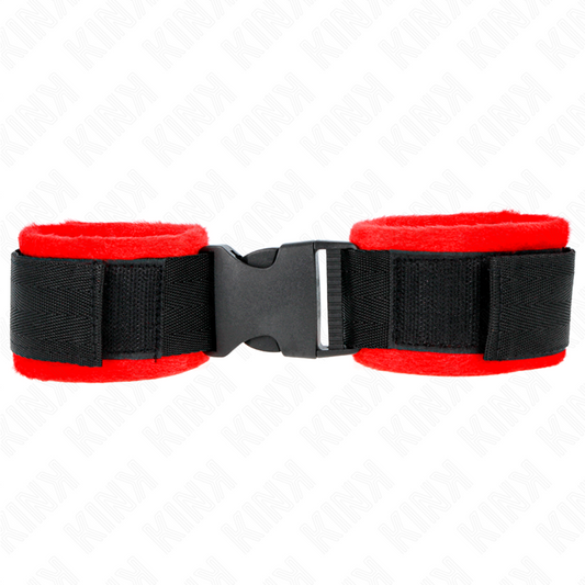 KINK - APPAREILS-POIGNETS À CROCHET ET BOUCLE EN NYLON NOIR MODÈLE 1 AJDUSTABLE 25-35 CM X 6 CM KINK WRIST RESTRAINT