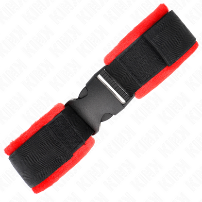KINK - APPAREILS-POIGNETS À CROCHET ET BOUCLE EN NYLON NOIR MODÈLE 1 AJDUSTABLE 25-35 CM X 6 CM KINK WRIST RESTRAINT