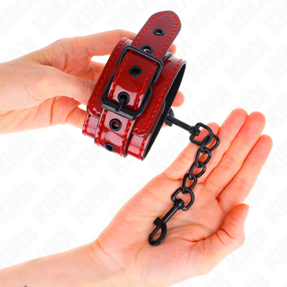 KINK - POIGNETS ROUGE FONCÉ 23 X 5 CM KINK WRIST RESTRAINT