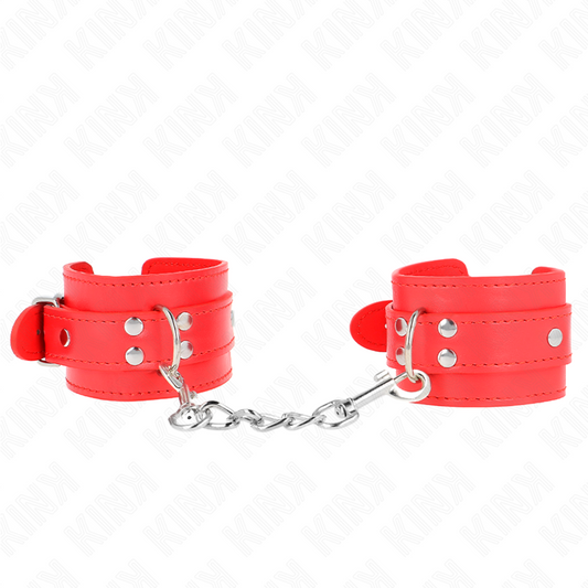 KINK - APPAREILS-POIGNETS SIMPLES ROUGE AJUSTABLES 20-23 CM X 5,5 CM KINK WRIST RESTRAINT
