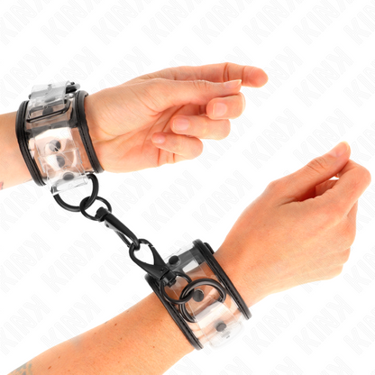 KINK - POIGNETS TRANSPARENTS AJUSTABLES 18-30 CM X 5,5 CM KINK WRIST RESTRAINT