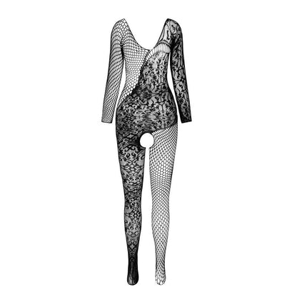 PASSION - BS 107 BODYSTOCKING ROUGE TAILLE UNIQUE PASSION WOMAN BODYSTOCKINGS