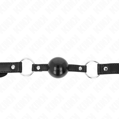 KINK - BALLE TPE NOIRE 4 CM BAG 60 x 2 CM KINK COLLAR & GAG