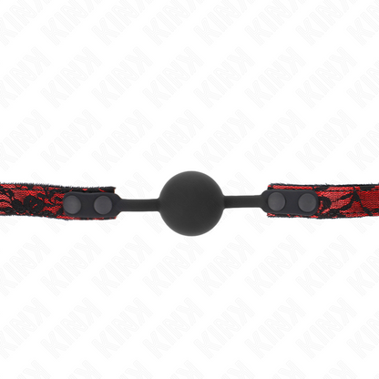 KINK - BOULE SILICONE SCANDALE 4 CM GAG MODÈLE 1 65 x 2 CM KINK COLLAR & GAG