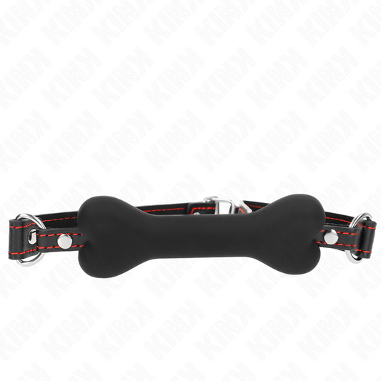 KINK - BÂTON NOIR OS 12 CM 63 x 2 CM KINK COLLAR & GAG