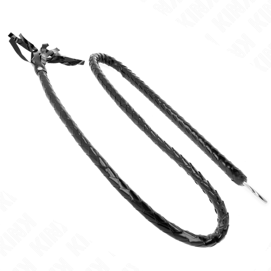 KINK - FOUET LONG EN PVC BRILLANT 138 CM KINK IMPACT & TOUCH