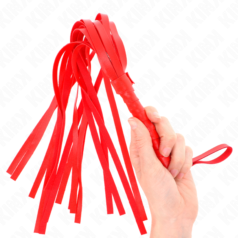 KINK - FOUET SIMPLE ROUGE 45 CM KINK IMPACT & TOUCH