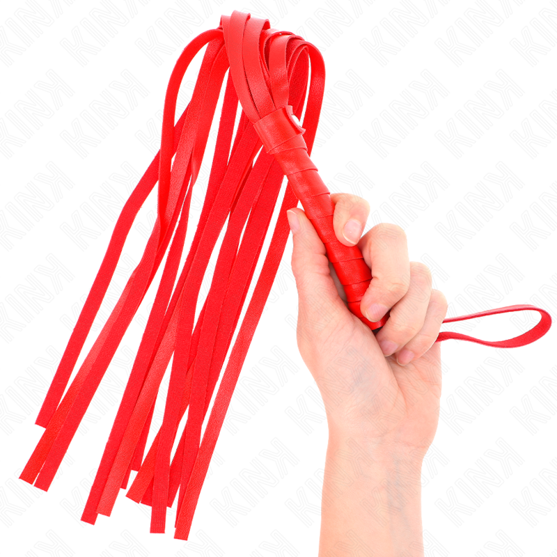 KINK - FOUET SIMPLE ROUGE 45 CM KINK IMPACT & TOUCH