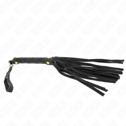 KINK - MINI FOUET DAIM NOIR 30 CM KINK IMPACT & TOUCH