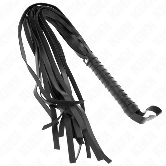 KINK - FOUET NEGRO MANCHE COURT LONG QUEUE 70 CM KINK IMPACT & TOUCH