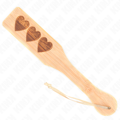 KINK - PALETTE EN BAMBOU DESIGN COEUR 32 X 5,5 CM KINK IMPACT & TOUCH