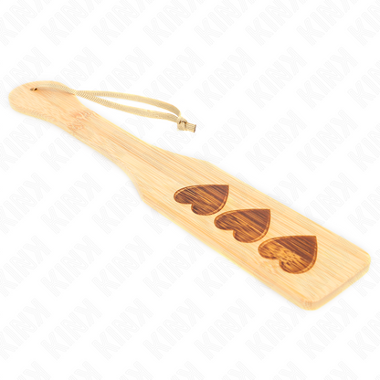 KINK - PALETTE EN BAMBOU DESIGN COEUR 32 X 5,5 CM KINK IMPACT & TOUCH