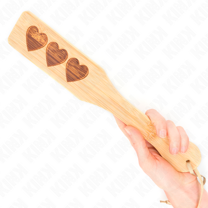 KINK - PALETTE EN BAMBOU DESIGN COEUR 32 X 5,5 CM KINK IMPACT & TOUCH