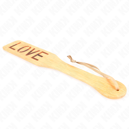 KINK - PALETTE EN BAMBOU MOT AMOUR 32 X 5,5 CM KINK IMPACT & TOUCH