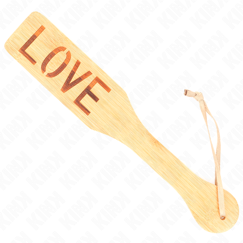 KINK - PALETTE EN BAMBOU MOT AMOUR 32 X 5,5 CM KINK IMPACT & TOUCH