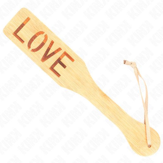 KINK - PALETTE EN BAMBOU MOT AMOUR 32 X 5,5 CM KINK IMPACT & TOUCH