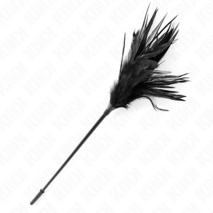 KINK - PLUSIEURS PLUMES DE CHATOUILLES NOIRES 45 CM KINK IMPACT & TOUCH