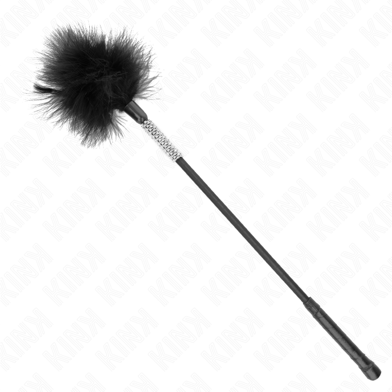 KINK - PLUMES CHACOUILLES AVEC MANCHE STRASS 50 CM KINK IMPACT & TOUCH
