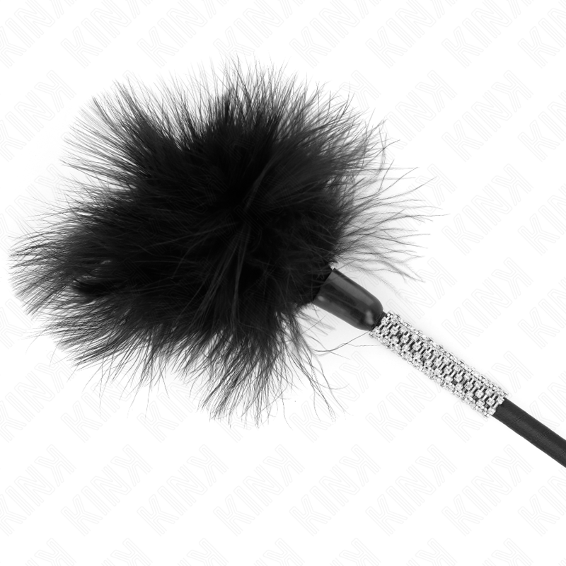 KINK - PLUMES CHACOUILLES AVEC MANCHE STRASS 50 CM KINK IMPACT & TOUCH