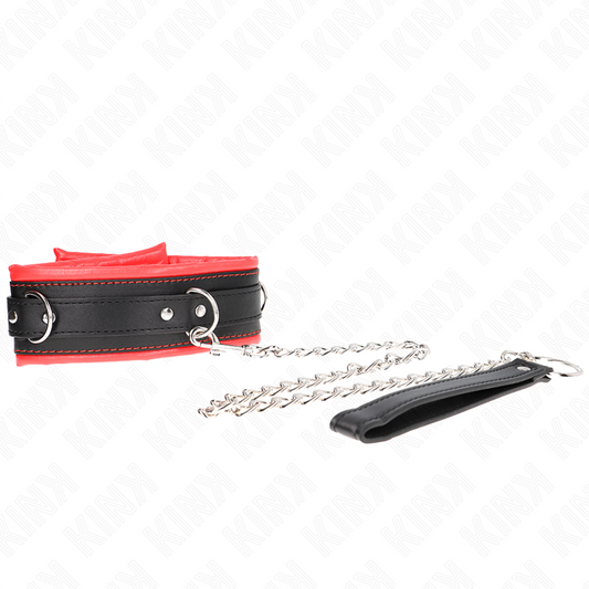 KINK - COLLIER LOURD AVEC CEINTURE 65 CM MODÈLE 3 RÉGLABLE 36,5-50 CM KINK COLLAR & GAG