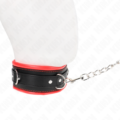 KINK - COLLIER LOURD AVEC CEINTURE 65 CM MODÈLE 3 RÉGLABLE 36,5-50 CM KINK COLLAR & GAG
