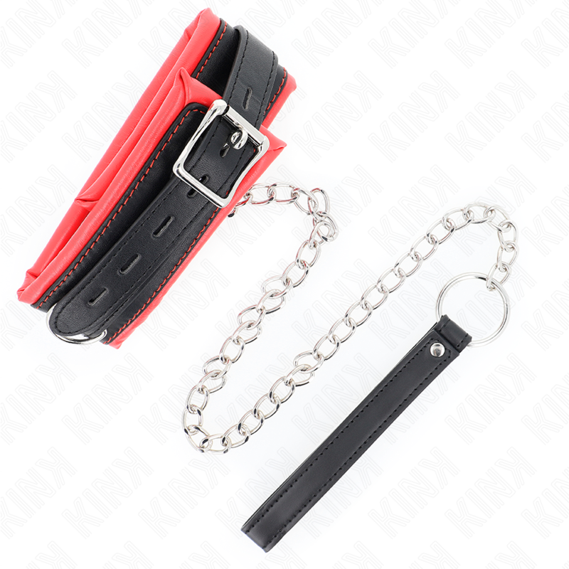 KINK - COLLIER LOURD AVEC CEINTURE 65 CM MODÈLE 3 RÉGLABLE 36,5-50 CM KINK COLLAR & GAG