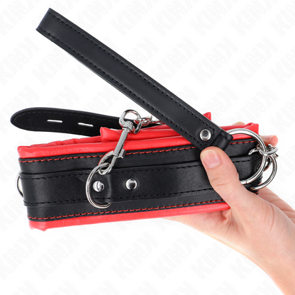 KINK - COLLIER LOURD AVEC CEINTURE 65 CM MODÈLE 3 RÉGLABLE 36,5-50 CM KINK COLLAR & GAG