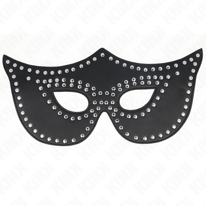 KINK - MASQUE EN CUIRETTE À RIVETS MODÈLE 2 30 x 12 CM KINK MASKED ALLURE