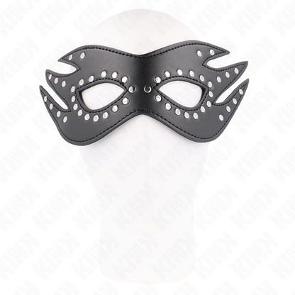 KINK - MASQUE EN CUIRETTE À RIVETS MODÈLE 3 26 x 9,5 CM KINK MASKED ALLURE