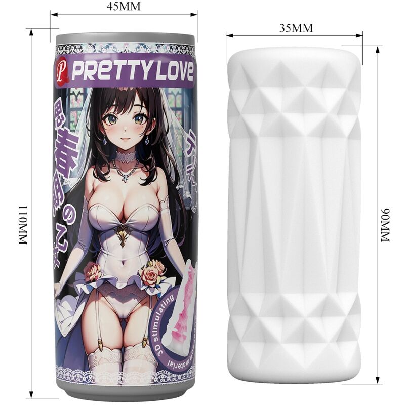 PRETTY LOVE - MASTURBATEUR POUR HOMME MODÈLE 2 PRETTY LOVE FLIRTATION