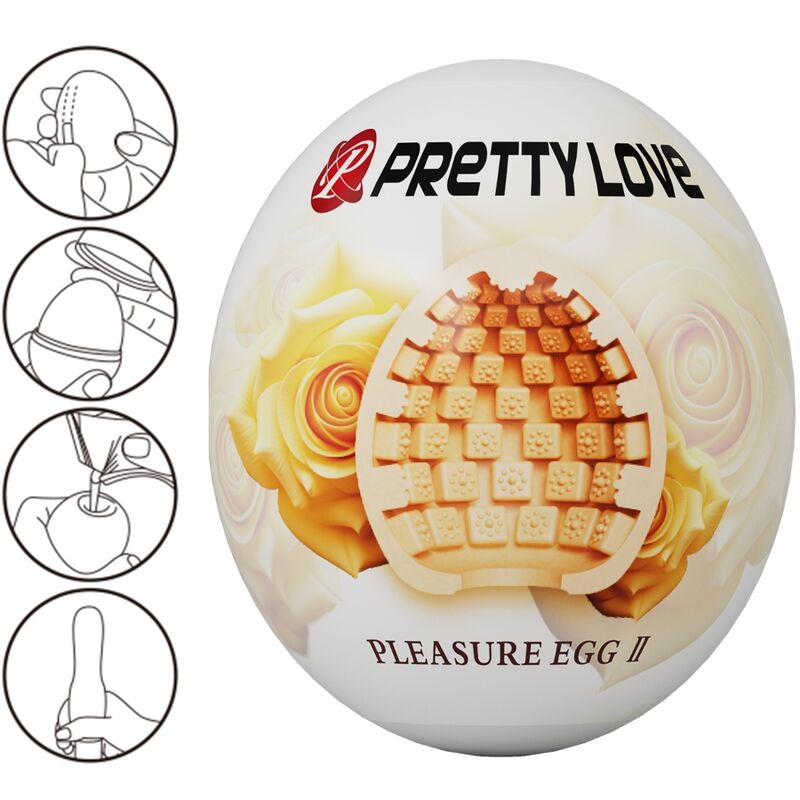 PRETTY LOVE - MASTURBATEUR POUR HOMMES CHAIR D'OEUF PRETTY LOVE PARTY UP