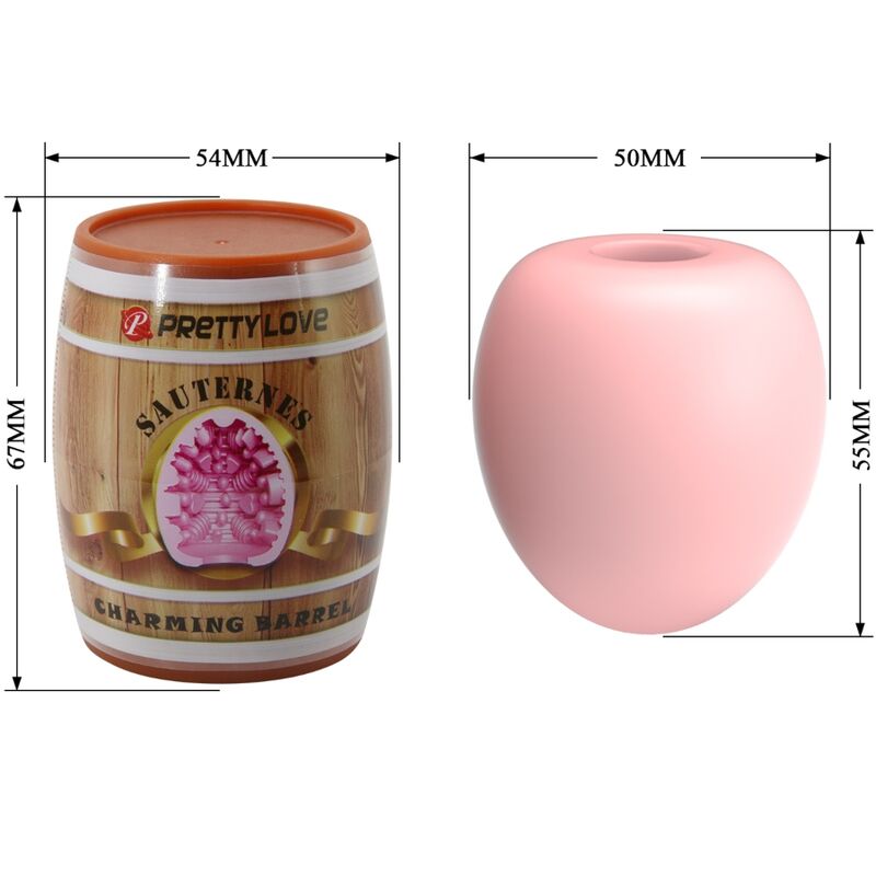 PRETTY LOVE - MASTURBATEUR POUR HOMME OEUF ROSE MODÈLE 2 PRETTY LOVE FLIRTATION