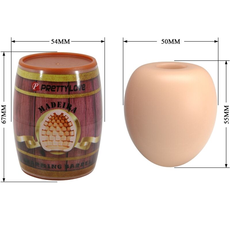 PRETTY LOVE - MASTURBATEUR POUR HOMME MODÈLE CHAIR D'OEUF 2 PRETTY LOVE FLIRTATION