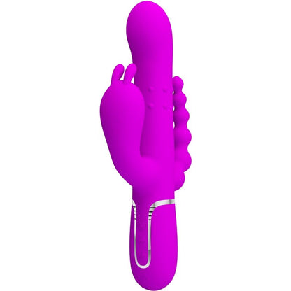 PRETTY LOVE - CAMMY TRIPLE VIBRATEUR MULTIFONCTION 4 EN 1 ROSE PRETTY LOVE FLIRTATION