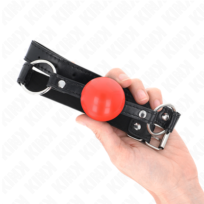 KINK - BALLE TPE ROUGE 4 CM BAG 60 x 2 CM KINK COLLAR & GAG