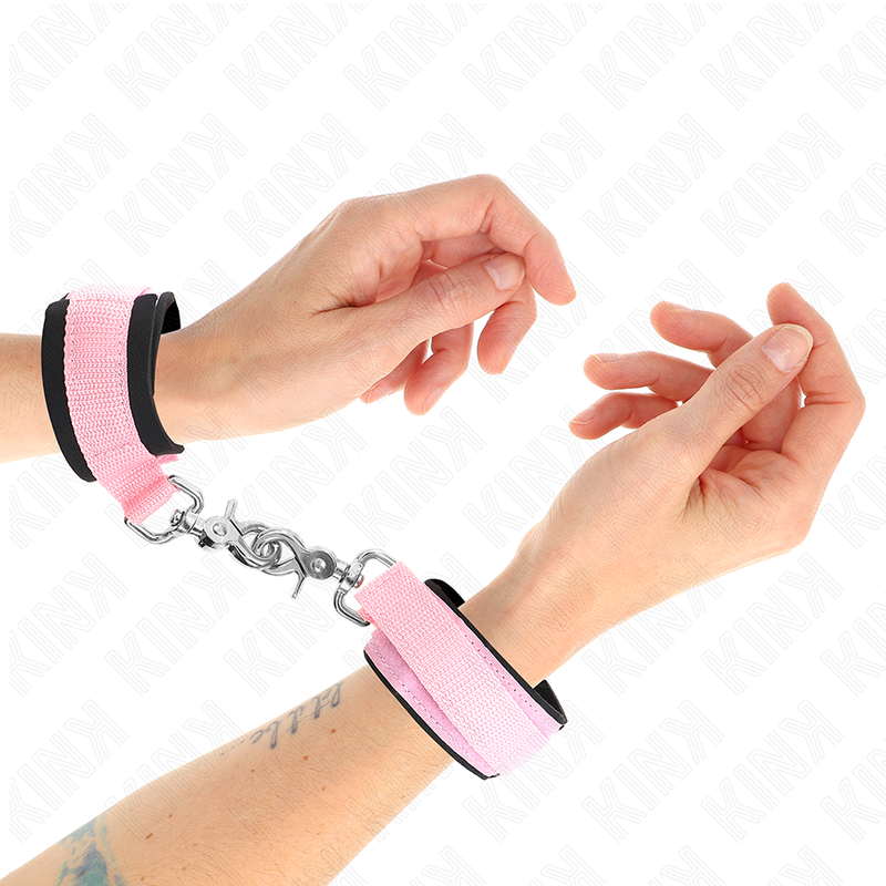 KINK - APPUI-POIGNETS RÉGLABLES EN NÉOPRÈNE ROSE RÉGLABLE 22-34 CM KINK WRIST RESTRAINT
