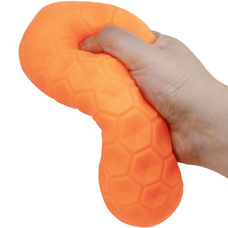 PRETTY LOVE - MASTURBATEUR POUR HOMME À DEUX BOULES ORANGE PRETTY LOVE FLIRTATION