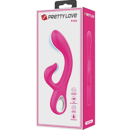 PRETTY LOVE - VIBRATEUR FRITZ RABBIT 12 VIBRATIONS ROSE PRETTY LOVE FLIRTATION