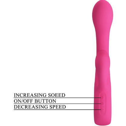 PRETTY LOVE - VIBRATEUR FRITZ RABBIT 12 VIBRATIONS ROSE PRETTY LOVE FLIRTATION