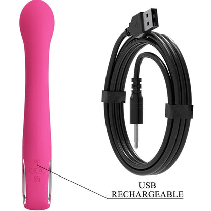 PRETTY LOVE - VIBRATEUR FRITZ RABBIT 12 VIBRATIONS ROSE PRETTY LOVE FLIRTATION
