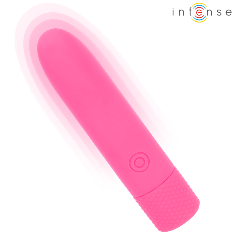 INTENSE - SYMONE BULLET VIBRANT RECHARGEABLE USB 8 VIBRATIONS ROSE 10 X 2,2 CM INTENSE FUN TOYS