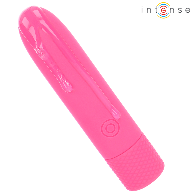 INTENSE - SYMONE BULLET VIBRANT RECHARGEABLE USB 8 VIBRATIONS ROSE 10 X 2,2 CM INTENSE FUN TOYS