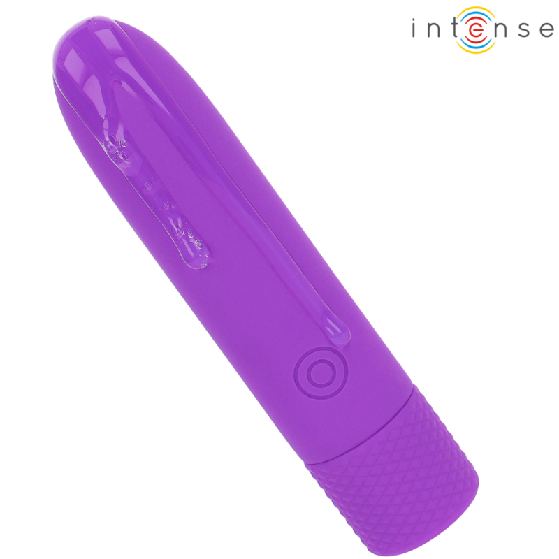INTENSE - SYMONE BULLET VIBRANT RECHARGEABLE USB 8 VIBRATIONS VIOLET 10 X 2,2 CM INTENSE FUN TOYS