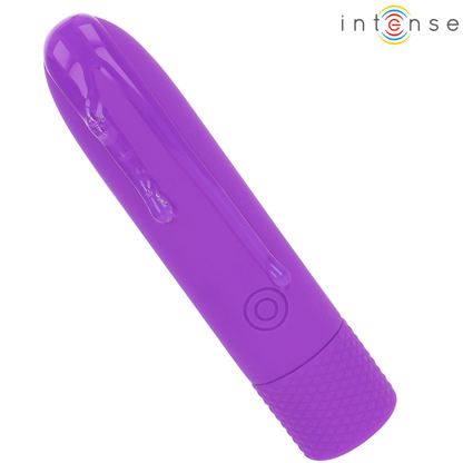 INTENSE - SYMONE BULLET VIBRANT RECHARGEABLE USB 8 VIBRATIONS VIOLET 10 X 2,2 CM INTENSE FUN TOYS