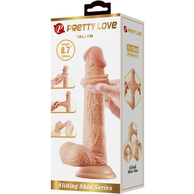 PRETTY LOVE - GRAND GODE RÉALISTE 22 CM CHAIR PRETTY LOVE PARTY UP