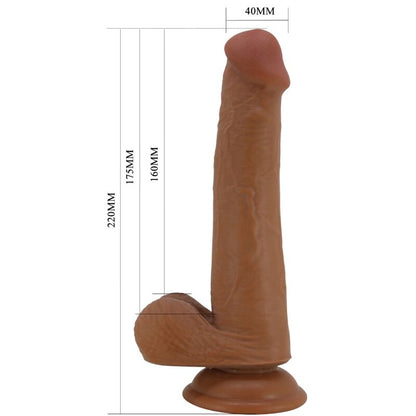 PRETTY LOVE - GRAND GODE RÉALISTE 22 CM MARRON PRETTY LOVE